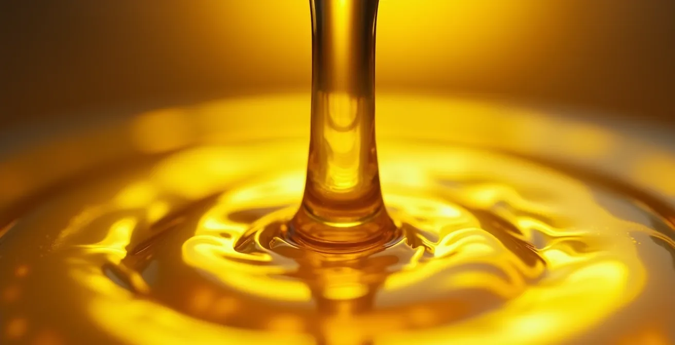 Diferentes tipos de aceites para cocinar dispuestos sobre encimera de cocina española