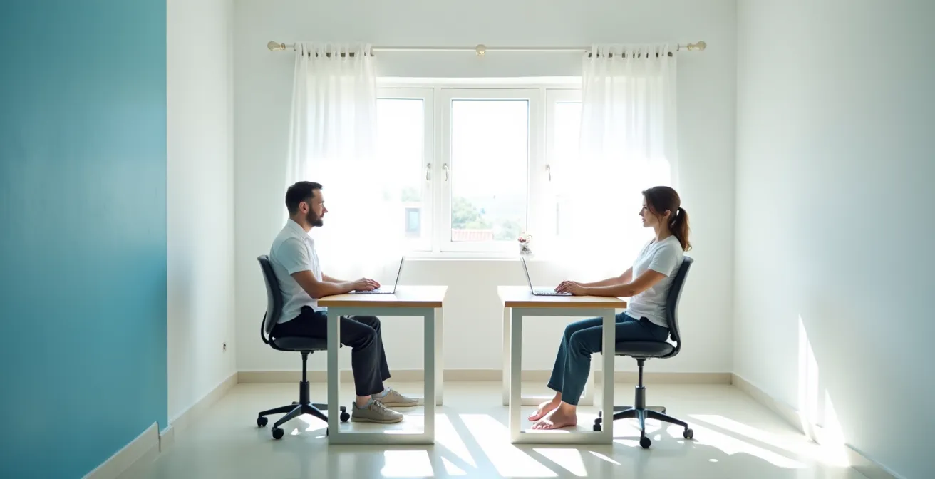 Comparación visual de posturas correctas e incorrectas al medir la tensión arterial